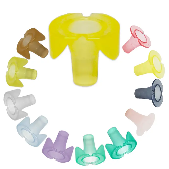 pluriStrainer Mini 5 µm cell strainer with 5 µm PET mesh. Available in 6 additional mesh options and 4 membrane options.
