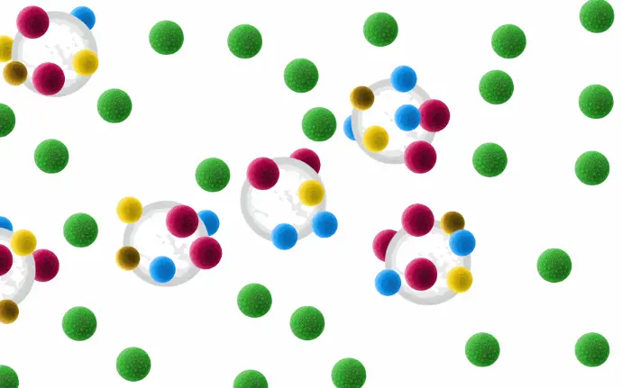 Negative Zellisolation mit pluriSpin Beads. Die Zielzellen bleiben unberührt, alle ungewünschten Zellen werden an pluriSpin Beads gebunden. Die Aufreinigung der Zielzellen erfolgt magnetisch oder durch Dichte Gradienten Zentrifugation.