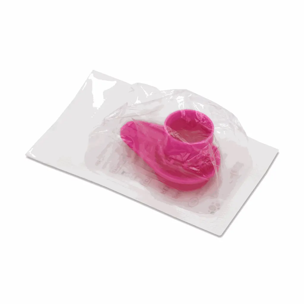 pluriStrainer 500 µm Zellsieb, neon pink, Maschenweite 500 µm, Singlepack Blister, steril