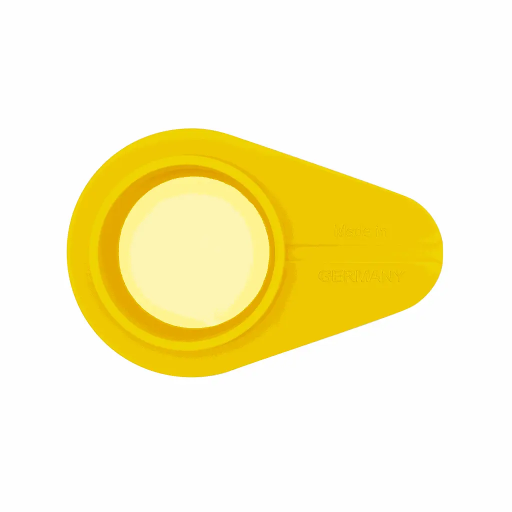 pluriStrainer Zellsieb mit 5µm Maschenweite Topansicht.webp