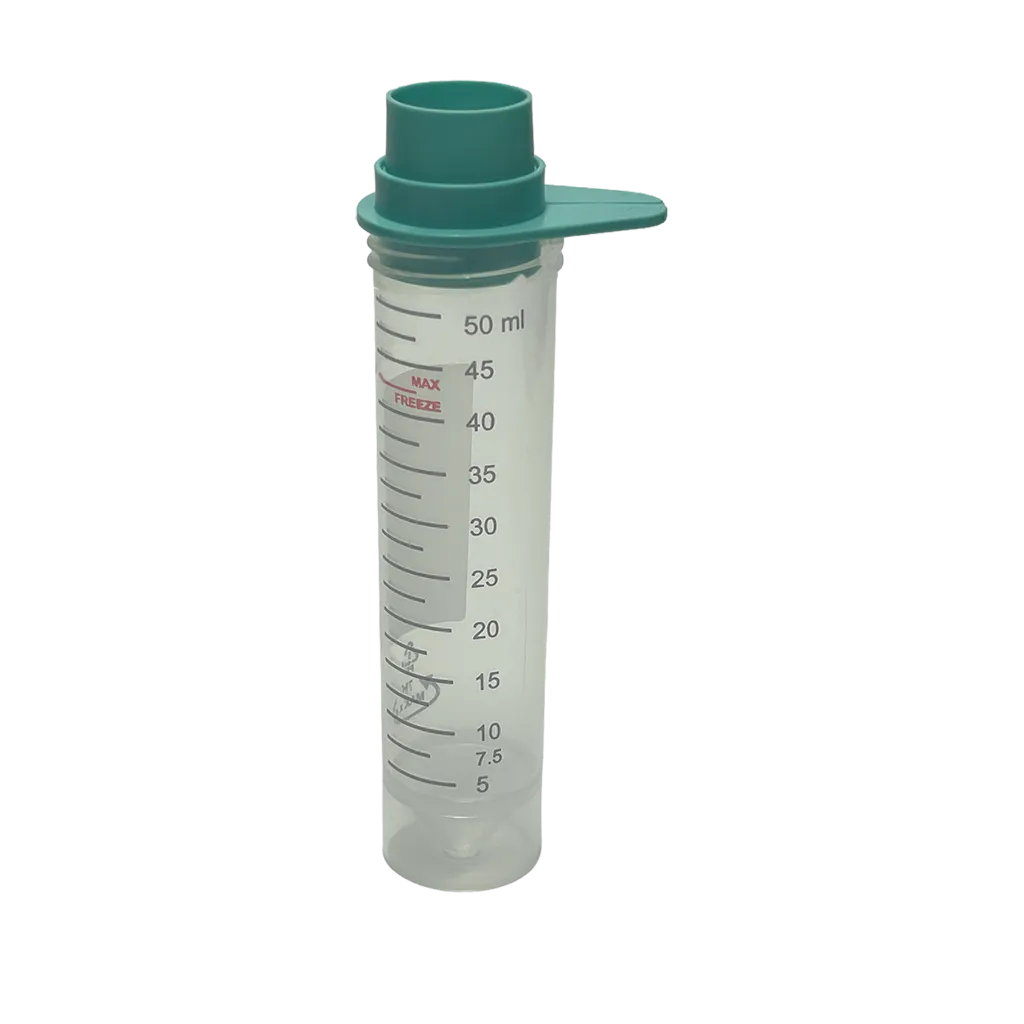 pluriStrainer 10µm - reverse - auf 50ml Zentrifugenröhrchen.webp