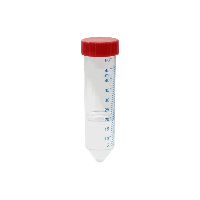 [44-10050-05] pluriMate II Röhrchen für Dichtegradientenzentrifugation, 50 ml (1 PAK 25 Stück steril, Bodenform: Spitzboden, ungefüllt / leer)